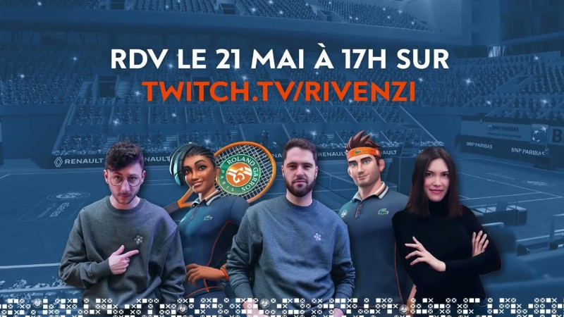 Roland-garros Eseries By Bnp Paribas 2022 : Teaser Live Twitch #2